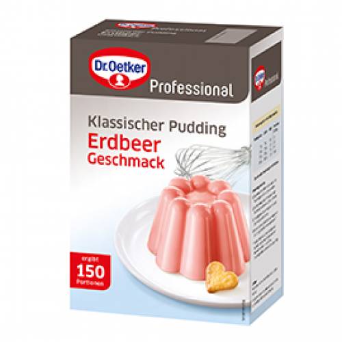 Dr. Oetker Klassischer Pudding Erdbeer, 1000 g
